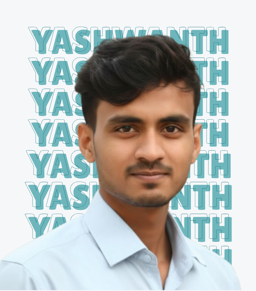 Digital marketing freelancer in Bangalore professional portrait of Yashwanth