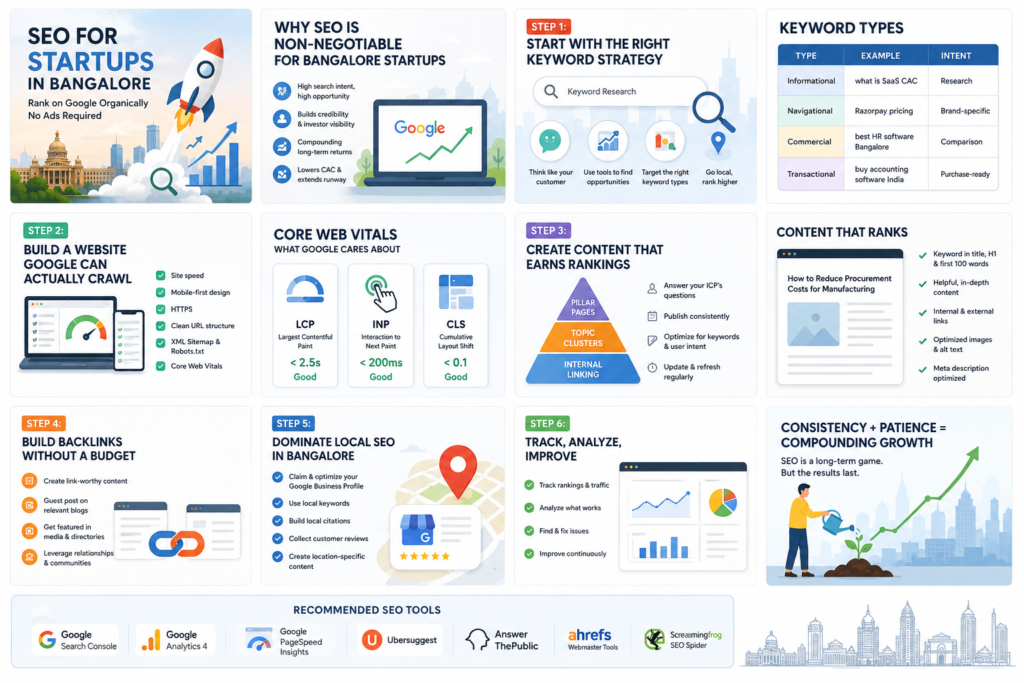 How Startups in Bangalore Can Rank on Google Without Spending on Ads
